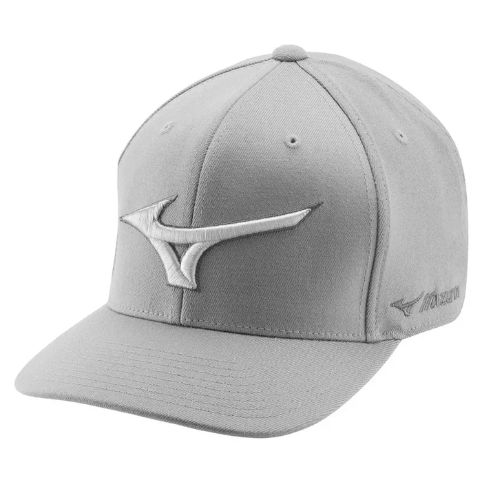 Mizuno Diamond Snapback Cap – Grey/Red