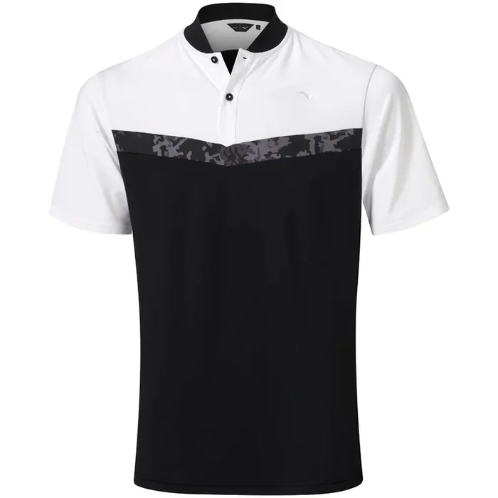 Mizuno Floral GC Polo Shirt – Black