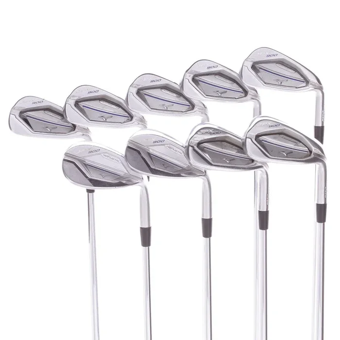 Mizuno JPX 900 Hot Metal Steel Men’s Right Hand Irons 4-SW+AW 1* Flat Stiff – Project X 6.0