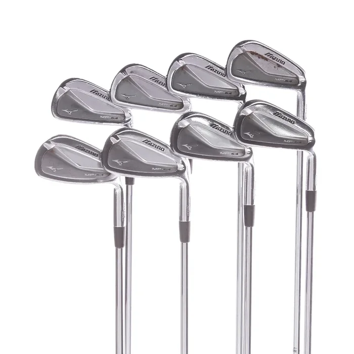 Mizuno MP-64 Mens Right Steel Irons 3-PW Stiff – Dynamic Gold S300