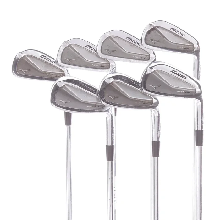 Mizuno MP-64 Steel Mens Right Hand Irons 4-PW Regular – Dynamic Gold True Temper R300