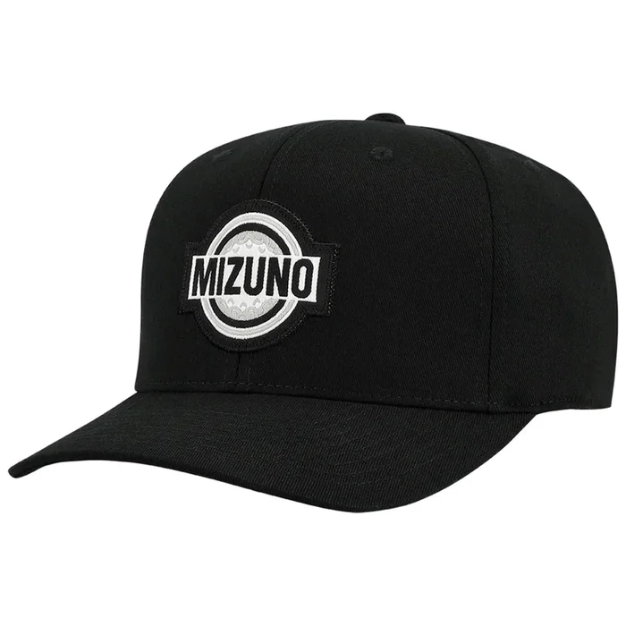 Mizuno Patch Snapback Cap – Black