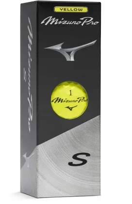 Mizuno Pro S Yellow Golf Balls – Sleeve