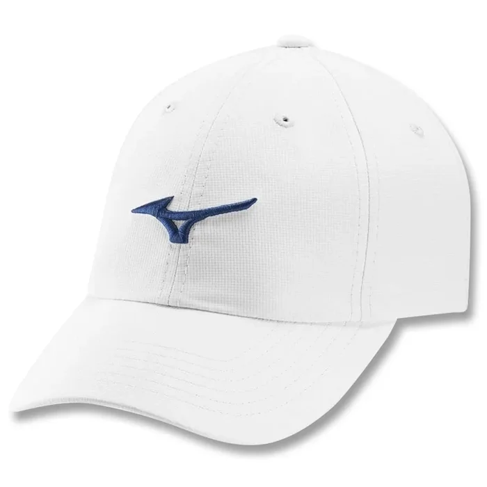Mizuno Tour Adjustable Lightweight Golf Cap White/Cobalt – 22 Men