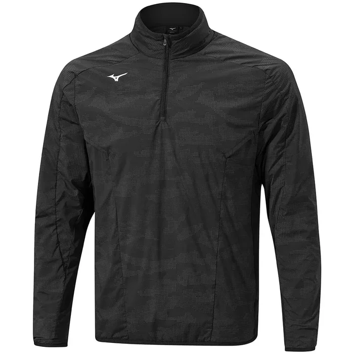 Mizuno Winter Stretch 1/4 Zip Jacket – Black
