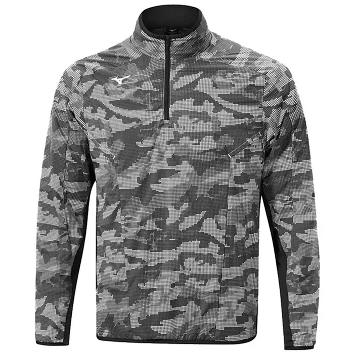 Mizuno Winter Stretch 1/4 Zip Jacket – Grey