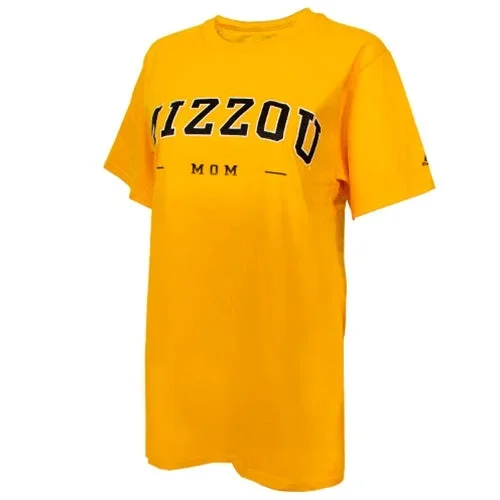 Mizzou Mom Women’s Gold Crew Neck T-Shirt
