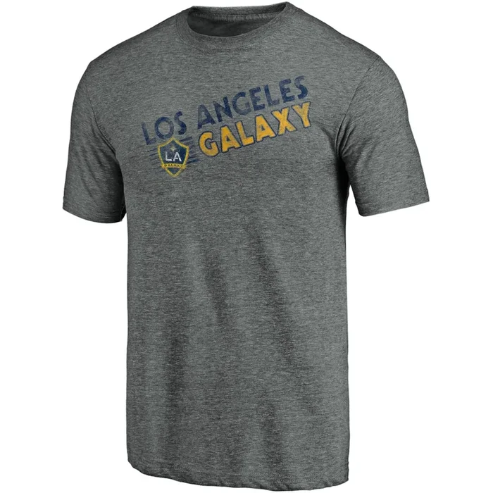 MLS Men’s Los Angeles Galaxy Retro Speed Grey Tri-Blend T-Shirt