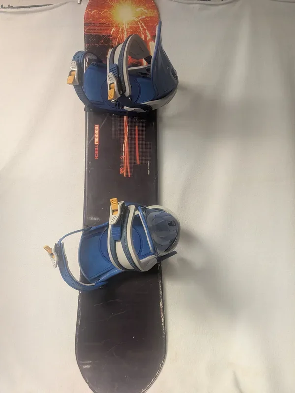 Morrow Torch Snowboards Liquid Bindings Size 120 Cm Color Black Condition Used