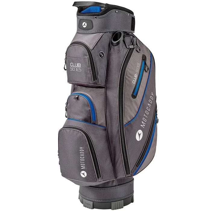 Motocaddy Club Series Cart Bag – Charcoal/Blue