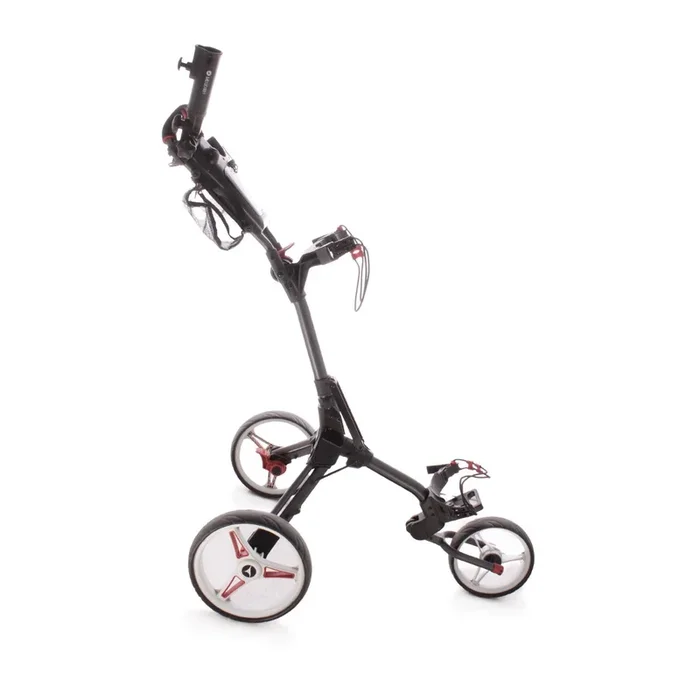 Motocaddy Cube Second Hand 3 Wheel Second Hand Push Trolley – Black Red