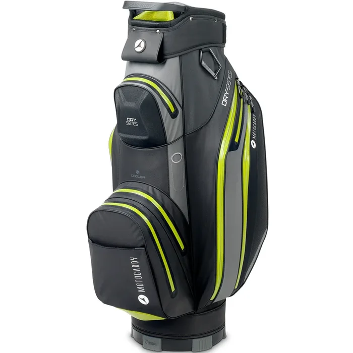 Motocaddy Dry Series Cart Waterproof Bag – Charcoal/Lime