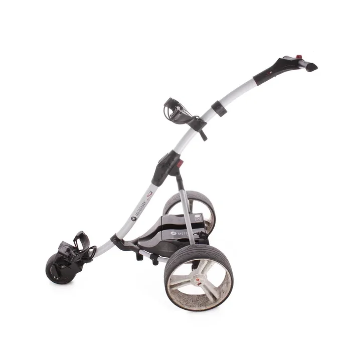 Motocaddy S1 18 Hole Lithium Second Hand Elecric Golf Trolley – White
