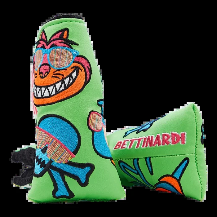 Multi-Icon Sunglass Rainbow Stitch Blade Putter Headcover