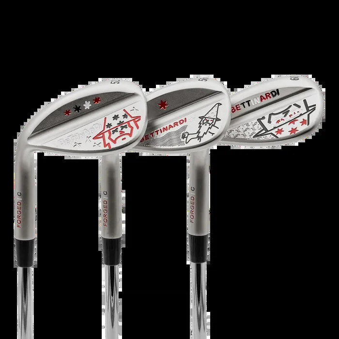 Multi Wizard Lefty Satin Nickel HLX 6.0 Wedge Set (52°, 56°, 60°)