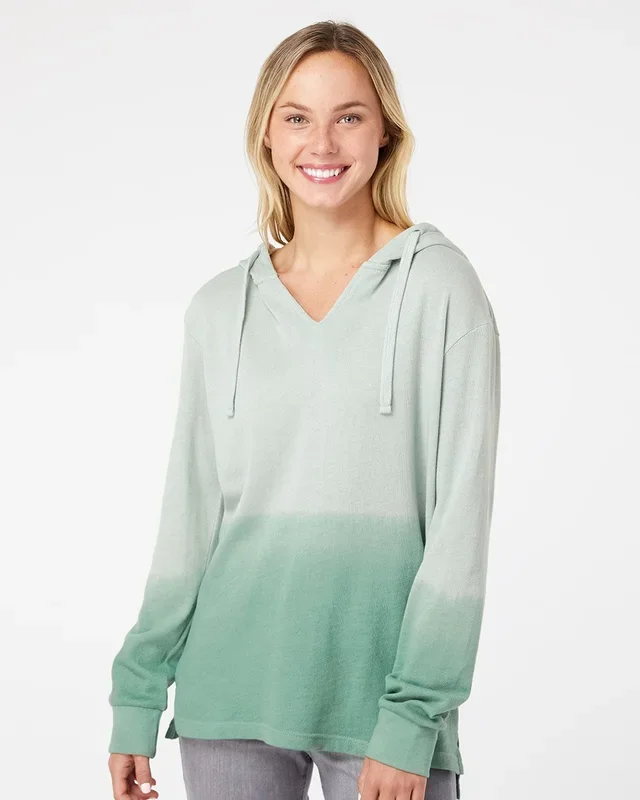 MV Sport Women’s French Terry Ombr Hooded Sweatshirt