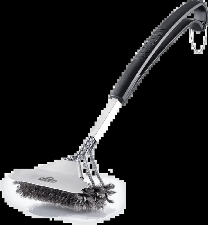 Napoleon Grills Triple-Row Grill Brush with Stainless Steel Bristles