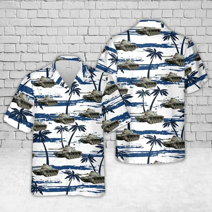 National Guard M60 Tank Hawaiian Shirt – Fanshubus.com