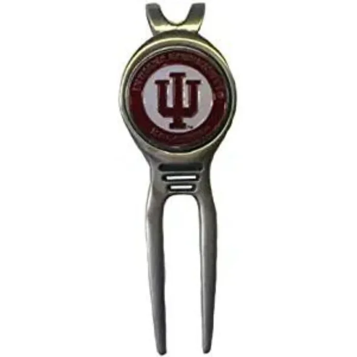 NCAA Divot Repair Tool with Double-Sided Removable Magnetic Ball Marker (INDIANA UNIVERSITY HOOSIERS)