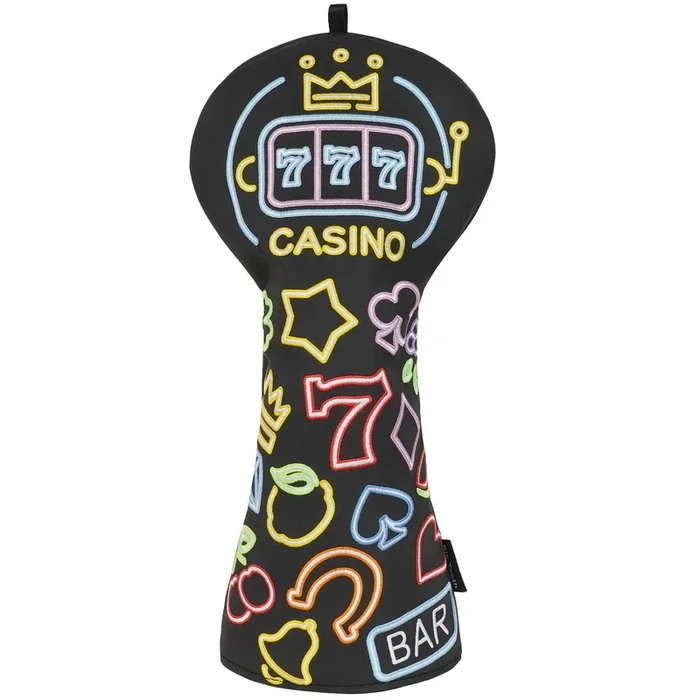 Neon 777 Embroidery Driver Headcover