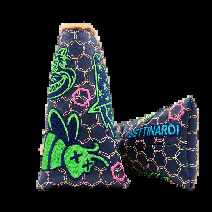 Neon Multi Icon Blade Putter Headcover
