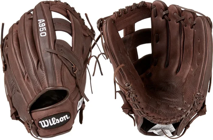 New 2018 Wilson A950 WTA09RS18DB13 13″ RHT Slowpitch Softball Glove Brown RIGHTY