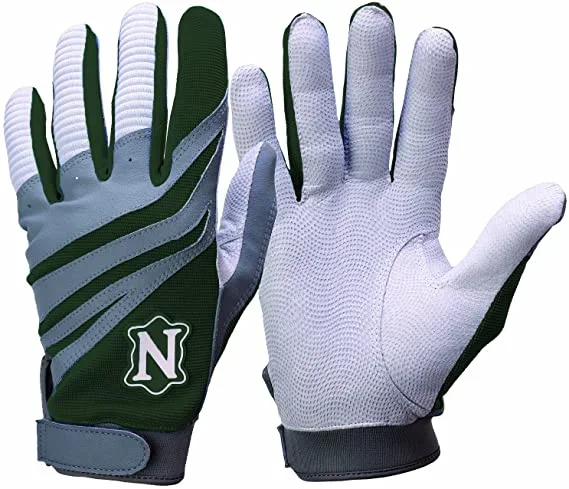 New Adams Neumann Streak Batting Gloves Adult Small Black/Gray