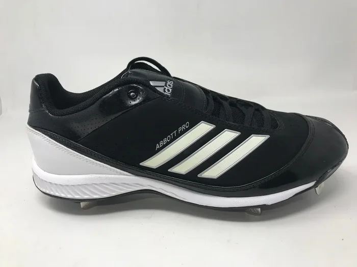 New Adidas Abbott Pro Metal W Softball Cleat Womens 12 Black/White