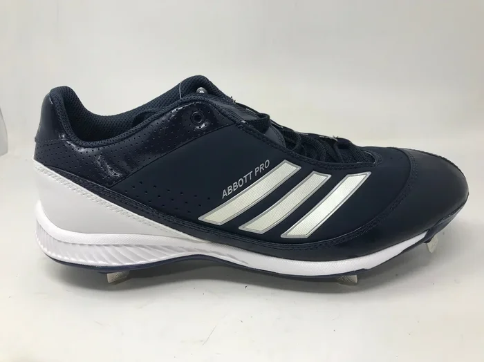 New Adidas Abbott Pro Metal W Softball Cleat Womens 6.5 Nvy/White