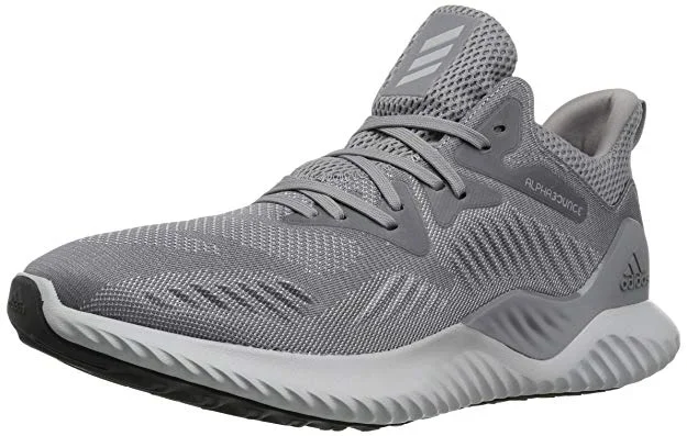 New Adidas Alphabounce Beyond Gray/Gray Men 6.5 Running Shoe