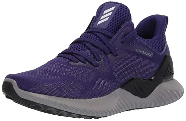New Adidas Alphabounce Beyond Team Shoes Purple/Gray Men 12 Running Shoe