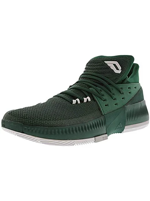 New Adidas Dame 3 Mens 6.5 Basketball Shoes Green/White BY3194