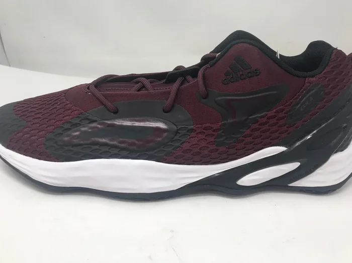 New adidas Exhibit A Shoe – Unisex Basketball Men 11.5/Women 12.5 Mrn/Blk/Wht