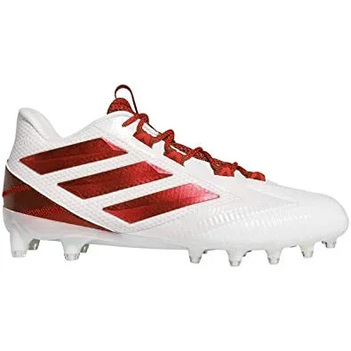 New Adidas Freak Carbon Low Size Mens 9.5 Football Molded Cleats Red/White