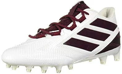 New Adidas Freak Carbon Low Size Mens 9 Football Molded Cleats White/Maroon