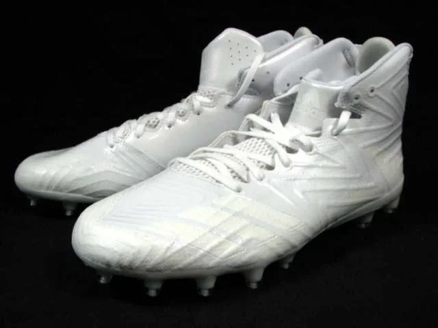 New Adidas Freak X Carbon Mid Size Mens 12 Football Shoe White BW0865