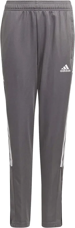 New adidas Kids’ Tiro 21 Soccer Track Pants Medium Gray/White