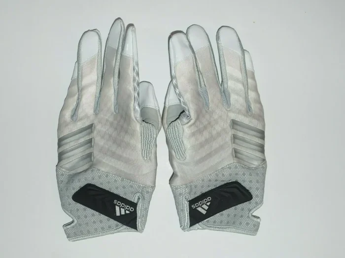 New Adidas Large Nasty Quick Football Receiver Gloves Gray
