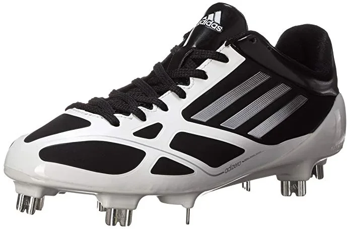 New Adidas Men’s 9 Performance Men’s Adizero 5-Tool 2.0 Baseball Cleat Blk/Wht