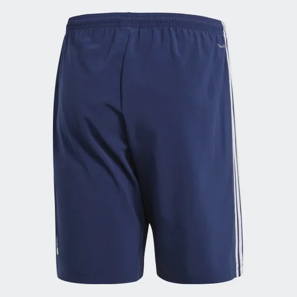 New adidas Men’s Condivo 18 Short Blue with White Stripes Size Small