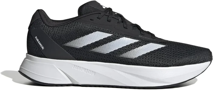 New adidas Men’s Duramo SL Sneaker, Black/White/Carbon, 12