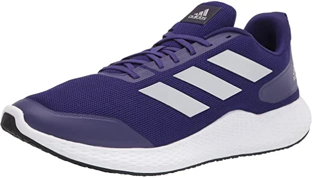 New Adidas Men’s Edge Gameday Running Shoe Size 11 Purple/Silver/White