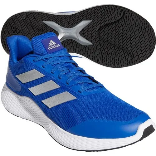 New Adidas Men’s Edge Gameday Running Shoe Size 8 Royal/Silver/White