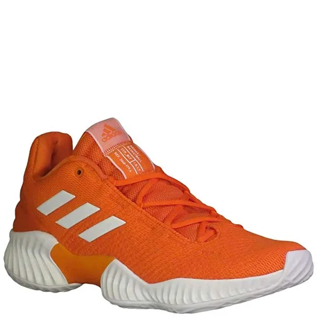 New Adidas Men’s Pro Bounce 2018 Low Basketball Orange/White/Orange Men 10.5