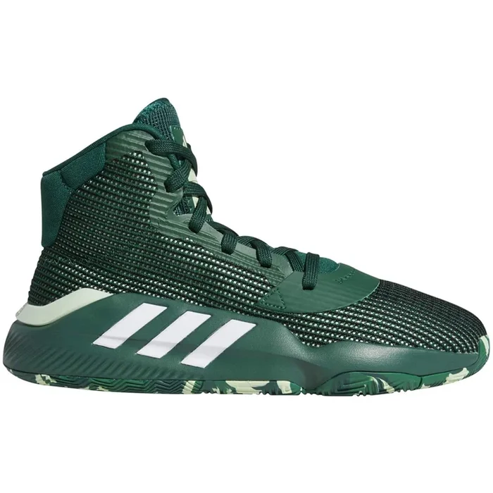 New Adidas Men’s Pro Bounce 2019 Basketball Green/White Mens 10