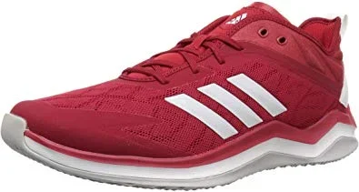New Adidas Men’s Speed Trainer 4 Baseball Shoe Size Men’s 11.5 Red/Grey