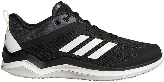 New Adidas Men’s Speed Trainer 4 Baseball Shoe Size Men’s 7 Black/Grey
