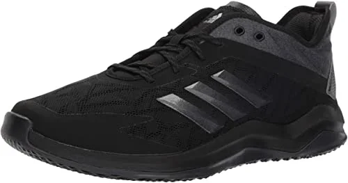 New Adidas Men’s Speed Trainer 4 Baseball Shoe Size Men’s 9 Black/Silver