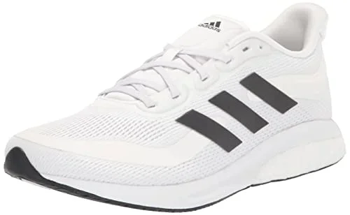 New adidas Men’s Supernova Running Shoes White/Black Size 8.5