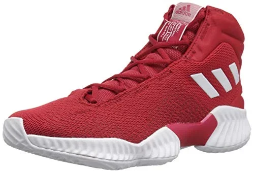 New Adidas Originals Men’s Pro Bounce 2018 Basketball Shoe Red/White Men 7.5